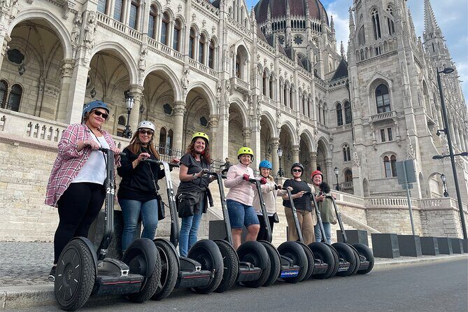 3 Hours Budapest Segway Grand City Tour Buda, Margaret and Pest - Parliament-side icons: Kossuth Square, Shoes on the Danube, and Liberty Square