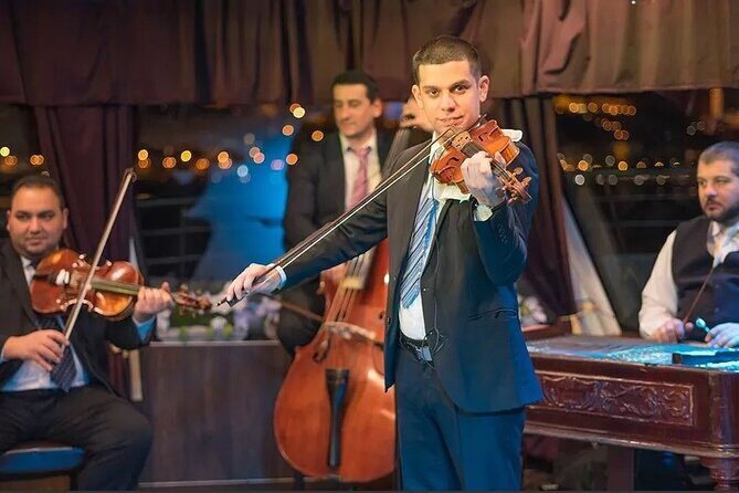 4 Course Dinner Cruise with Operetta, Folk Show and Welcome Drink - The Danube at Night: Buda Castle, Parliament, and the Big City-Wide Glow