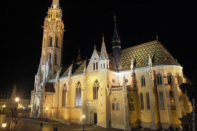 BloodThirsty Hungary - Castle District - Fisherman’s Bastion: Night Views Over Parliament and St. Stephen’s