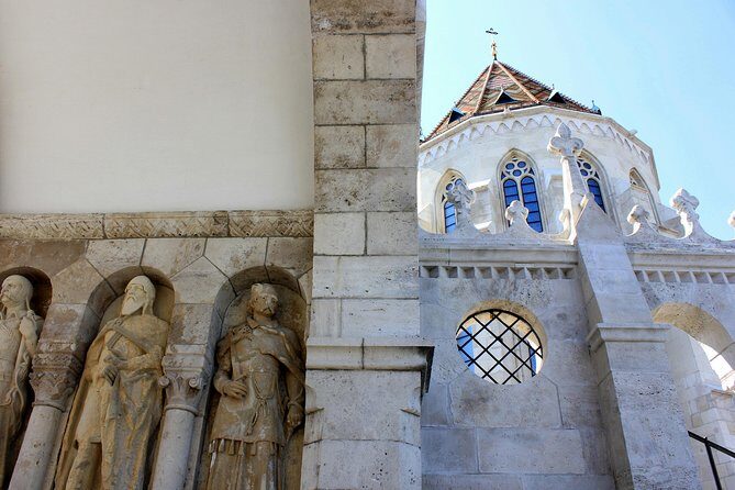 Buda Castle District Walk with Entry to Matthias Church - Royal Palace courtyards and the funicular area: where the walk ends (and continues)