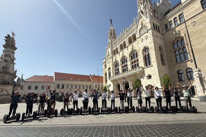 Buda & Pest in 2 Hours: Segway Adventure - From Haris köz toward Elisabeth Bridge and Castle Hill