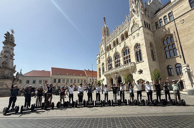 Buda & Pest in 2 Hours: Segway Adventure - Shoes on the Danube Bank: a stop with weight