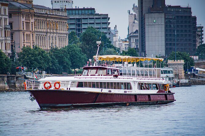 Budapest Audio Guide Cruise with Day, Sunset and Night Options - Petőfi Bridge, the New National Theatre, and Balna: The East Bank Mix