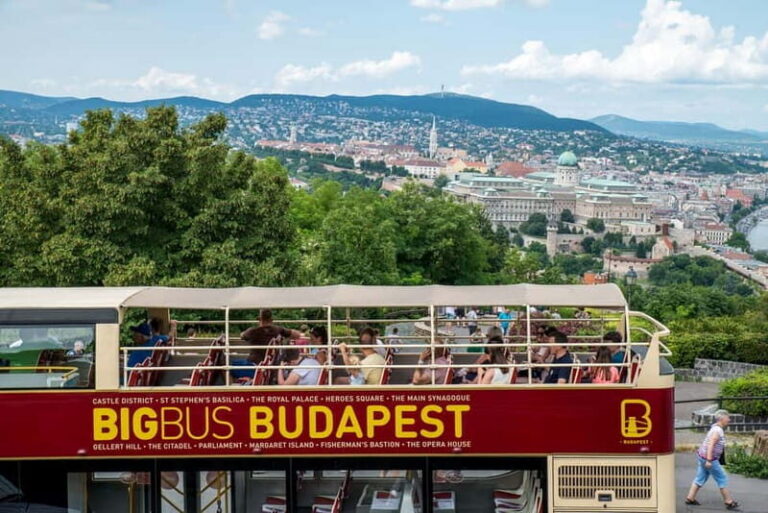 Budapest: Big Bus Hop-On Hop-Off Tour by Open-top Bus - Getting on board: meeting point, numbered stops, and the Red Route walk