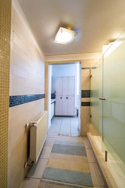Budapest, Day Spa: Sauna, Massage and Relaxation Room - Food and drinks: fruit, finger food, champagne, and pacing
