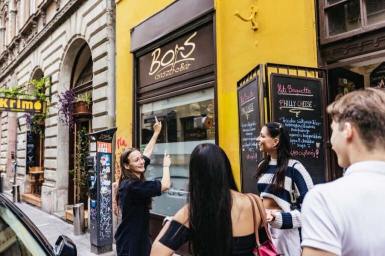 Budapest Food Walking Tour: Eat, Sip & Explore Like a Local - District 7, the “grit-to-glam” walk that frames the menu