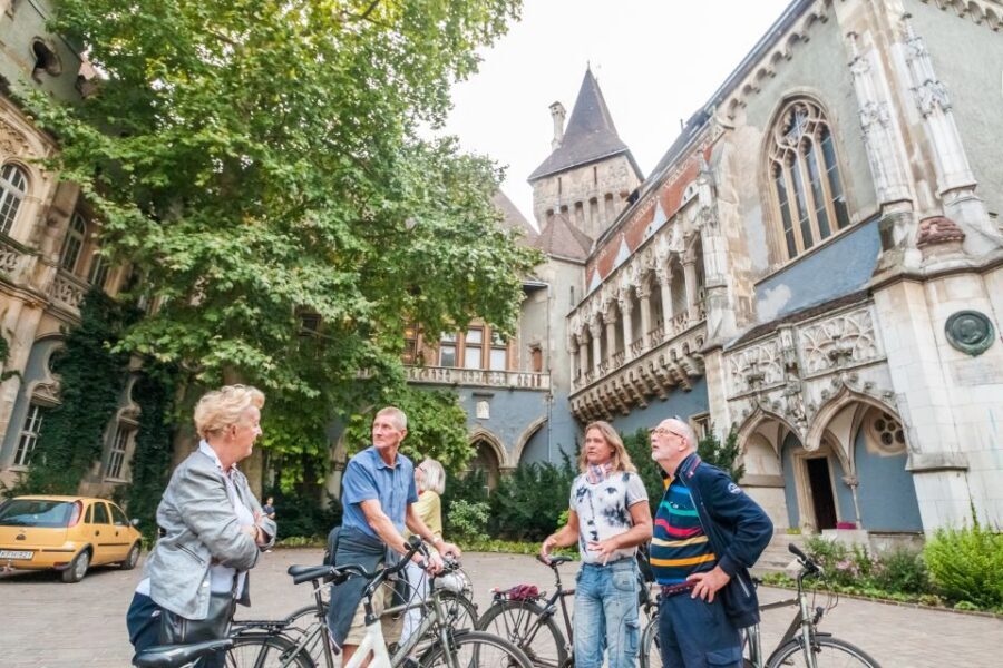 Budapest: Guided City Discovery Bike Tour - Back streets toward St Stephen’s Basilica: old buildings, the Jewish Quarter, and war scars