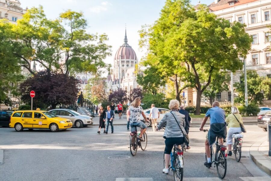 Budapest: Guided City Discovery Bike Tour - The Danube moment: Shoes on the Danube Bank (and why it hits)