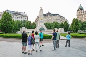 Budapest Hammer & Sickle Communist Times Tour - Szabadság tér and the Soviet Memorial: Where Occupation Gets Its Name