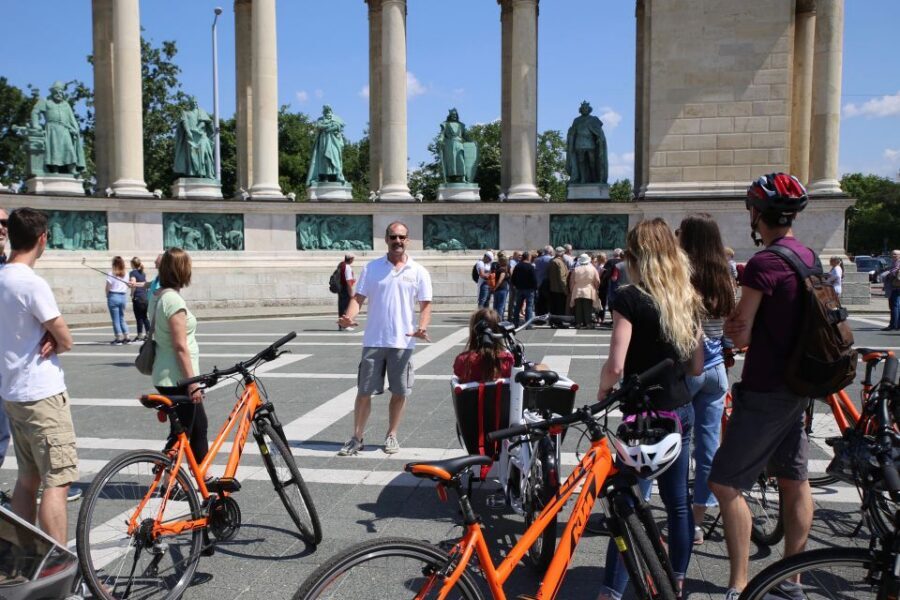 Budapest: Historic Downtown Bicycle Ride with Scenic Views - Baths on the Buda side: Rudas and Gellért as iconic exteriors