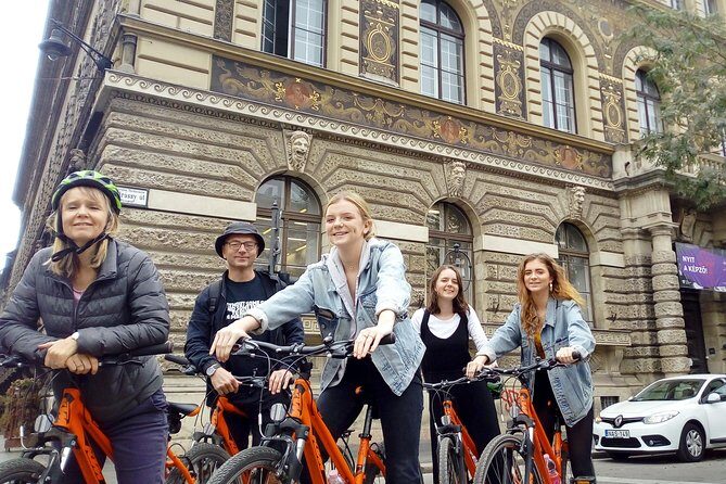 Budapest Historic Downtown Bicycle Tour in small groups - City Park in motion: ice rink vibes, Vajdahunyad Castle, and modern halls
