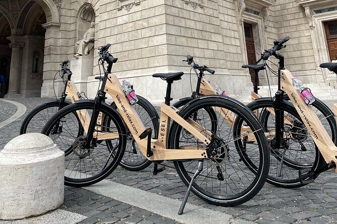 Budapest: Historic Downtown ride on E-Bicycles Buda & Pest - City Park hits: Vajdahunyad Castle and Széchenyi Baths viewpoints