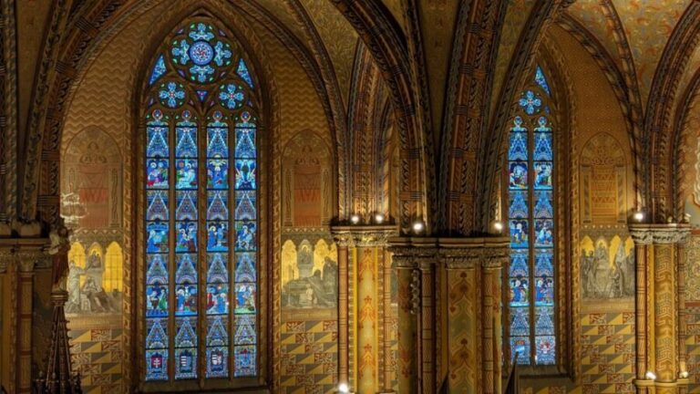 Budapest: Matthias Church Entry Ticket - Inside Matthias Church: stained glass, frescoes, and acoustics that change the feel