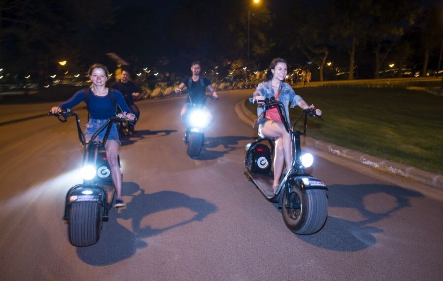Budapest: Night Tour on MonsteRoller e-Scooter - Buda Castle time: guided sightseeing plus a real Castle District feel