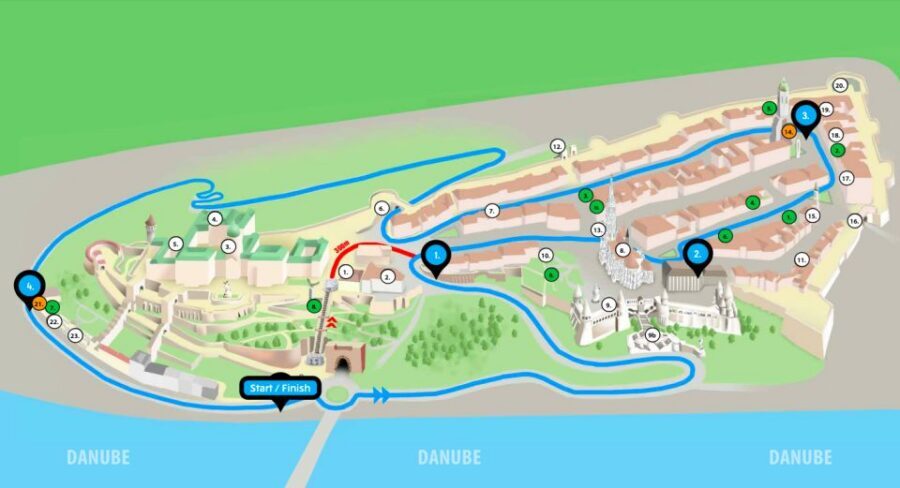Budapest: Official Buda Castle Electric Hop-On Hop-Off Bus - Getting On Near the Chain Bridge: Fast Entry to Castle Hill