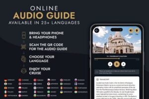Budapest: Premium Sightseeing Cruise with Tokaj Frizzante - Getting the audio guide right: QR code, your phone, and your earphones