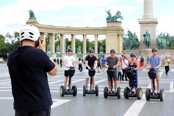 Budapest Segway Tour - Szabadság tér: Art Nouveau Details and a Soviet Memorial Moment