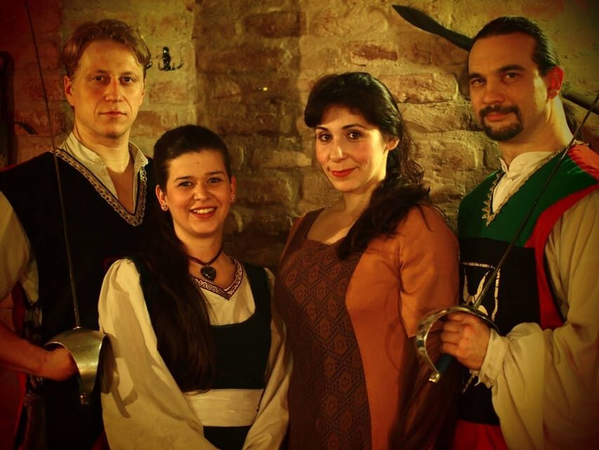 Budapest: Sir Lancelot Medieval Dinner with Drink and Show - The medieval show: short bursts of sword, dance, and fire