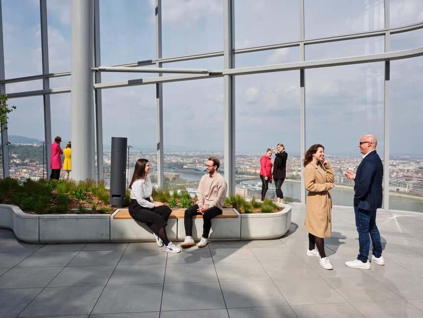 Budapest SkyDeck Tower – Panoramic Lift & Viewing Platform - Why the SkyDeck works: 120 meters plus AR