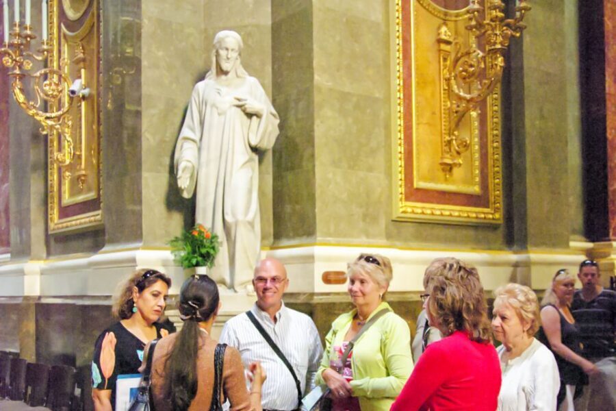 Budapest: St Stephen's Basilica Tour - Up to the dome terrace: elevator, stairs, and that 360-degree view