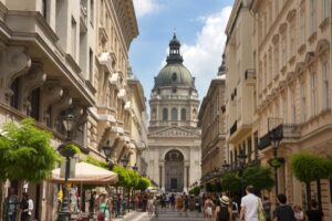 Budapest Walking Tour with a Professional Local Guide - Meeting next to St. Stephen’s Basilica (and the California Coffee Company cue)