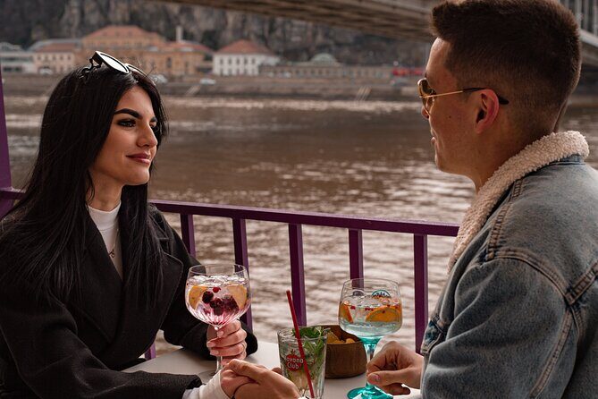 Cocktail Cruise and City Views on the Danube in Budapest - Gellért Hill viewpoint from the Elisabeth Bridge area