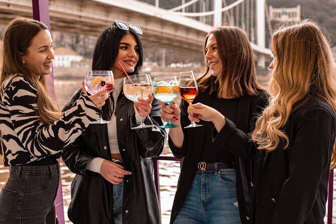 Cocktail Cruise and City Views on the Danube in Budapest - The cocktail setup: included drinks, tokens, and speed (or delays)