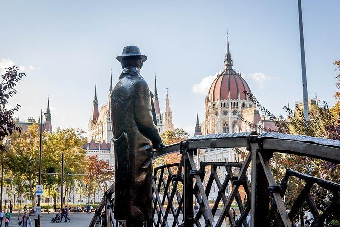 Communist Budapest Walking Tour - Puskás Stadium area: socialist realist statues and propaganda in public space