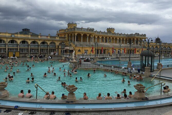 Entrance to Szechenyi Spa in Budapest - Food and breaks: how to refuel without turning it into a mission