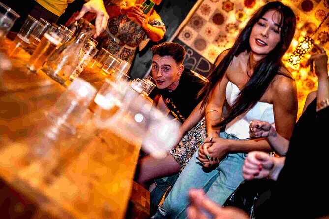 The Original Budapest Pub Crawl – Free Shots, Games & VIP Entry - First stop: Becketts and the 9:30 pm meet-up rhythm