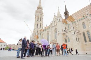 Walking tour in the Buda Castle incl. Fisherman's Bastion - The route through Buda: Matthias Church to Buda Castle ruins